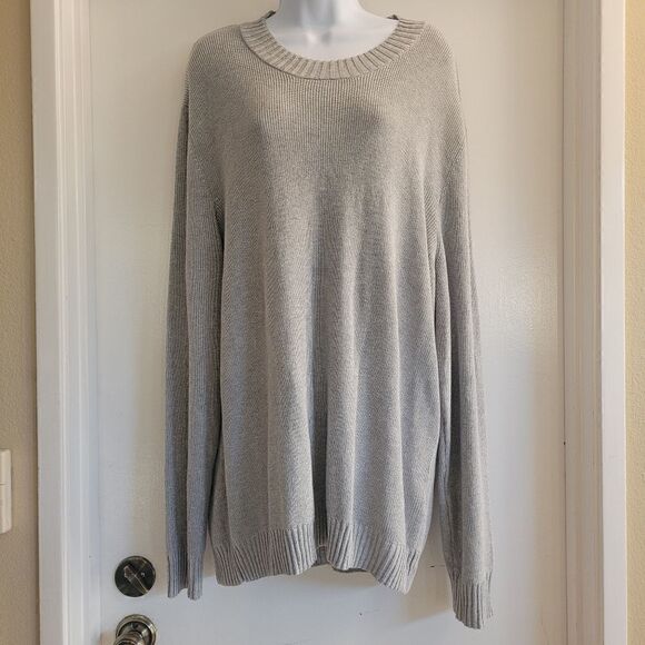 Inc. Grey with silver threads oversized sweater - Picture 1 of 4